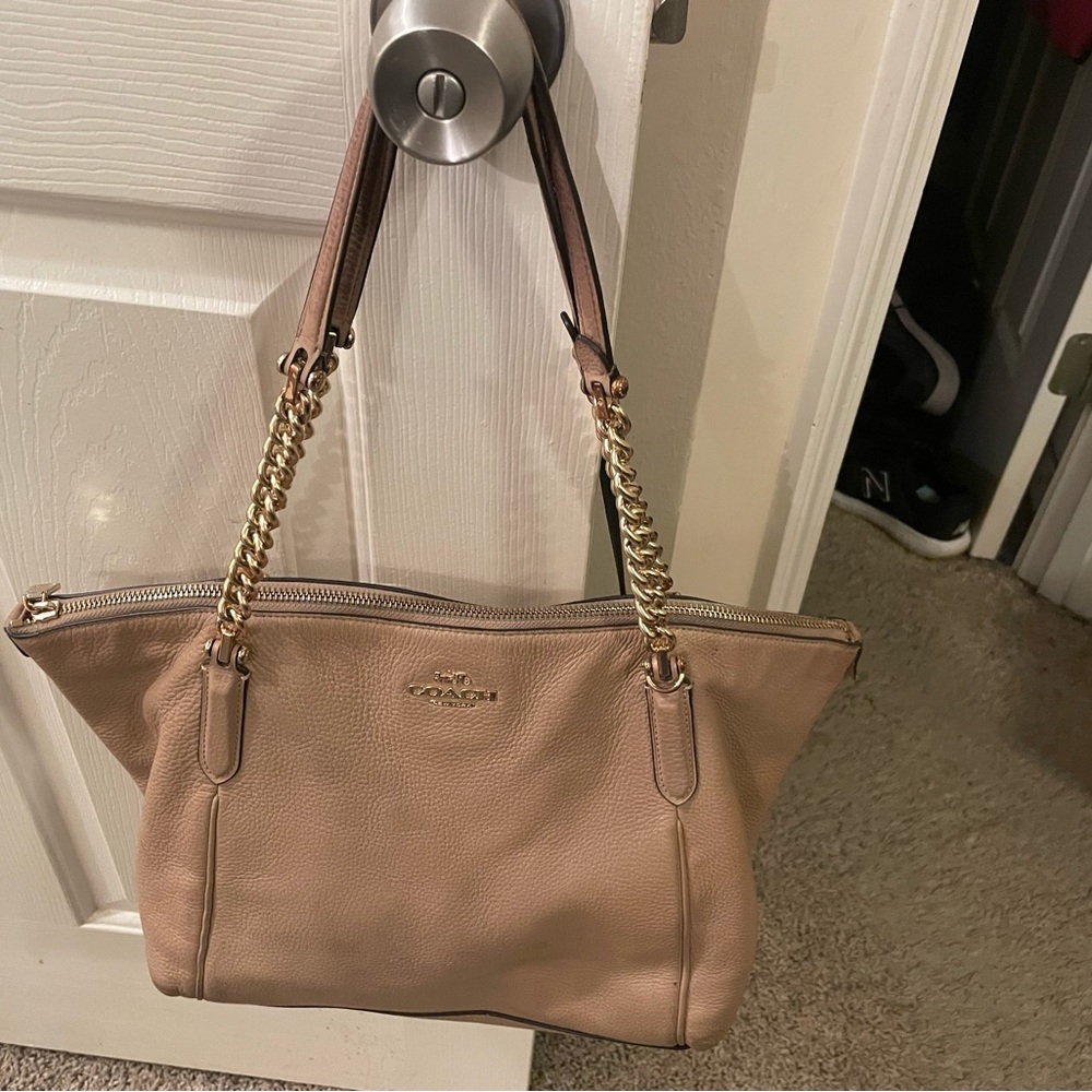 Coach Purse-Tan